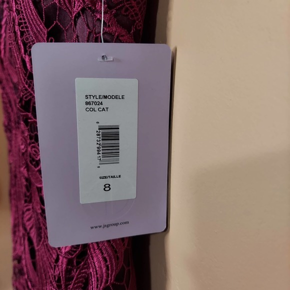 JS Collections Embroidered Lace Midi Dress - Picture 11 of 13